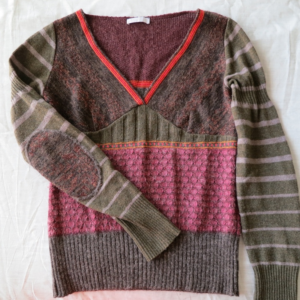 KOOKAI winter sweater with elbow patches